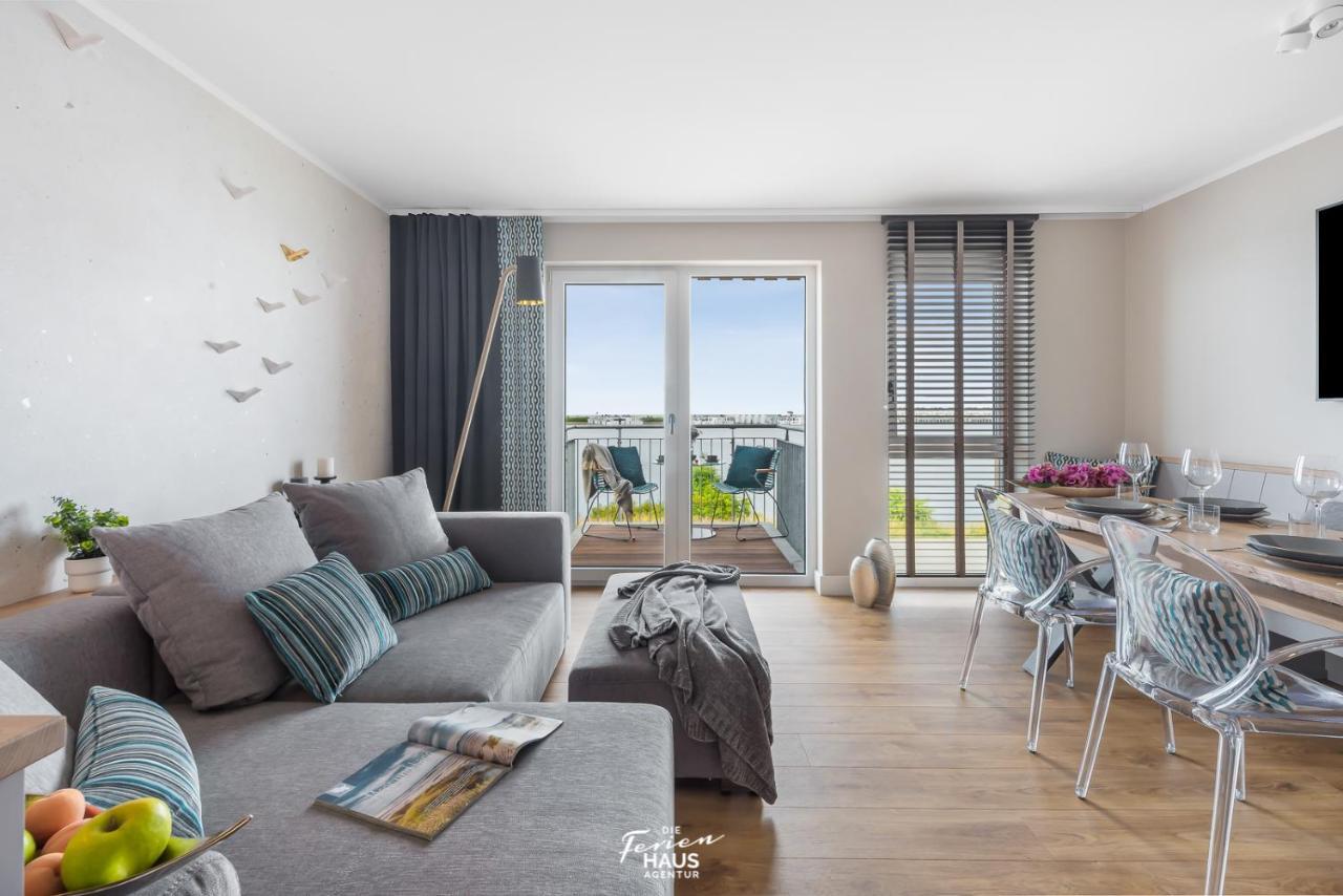 Apartamento Langebank Mit Hafenblick Olpenitz Exterior foto